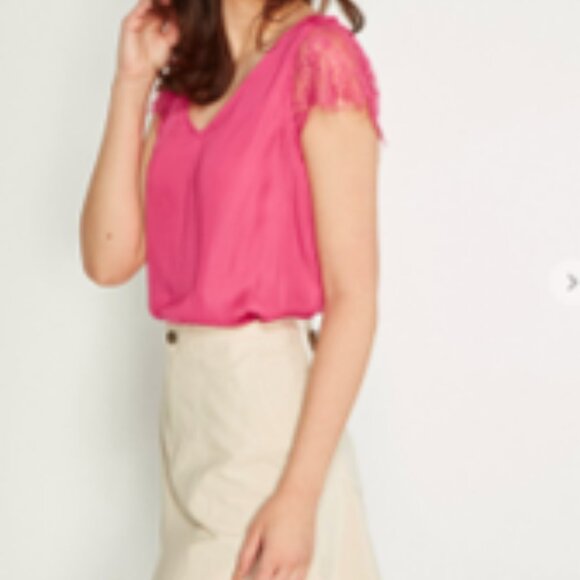 Pink Satin Top - Picture 2 of 2